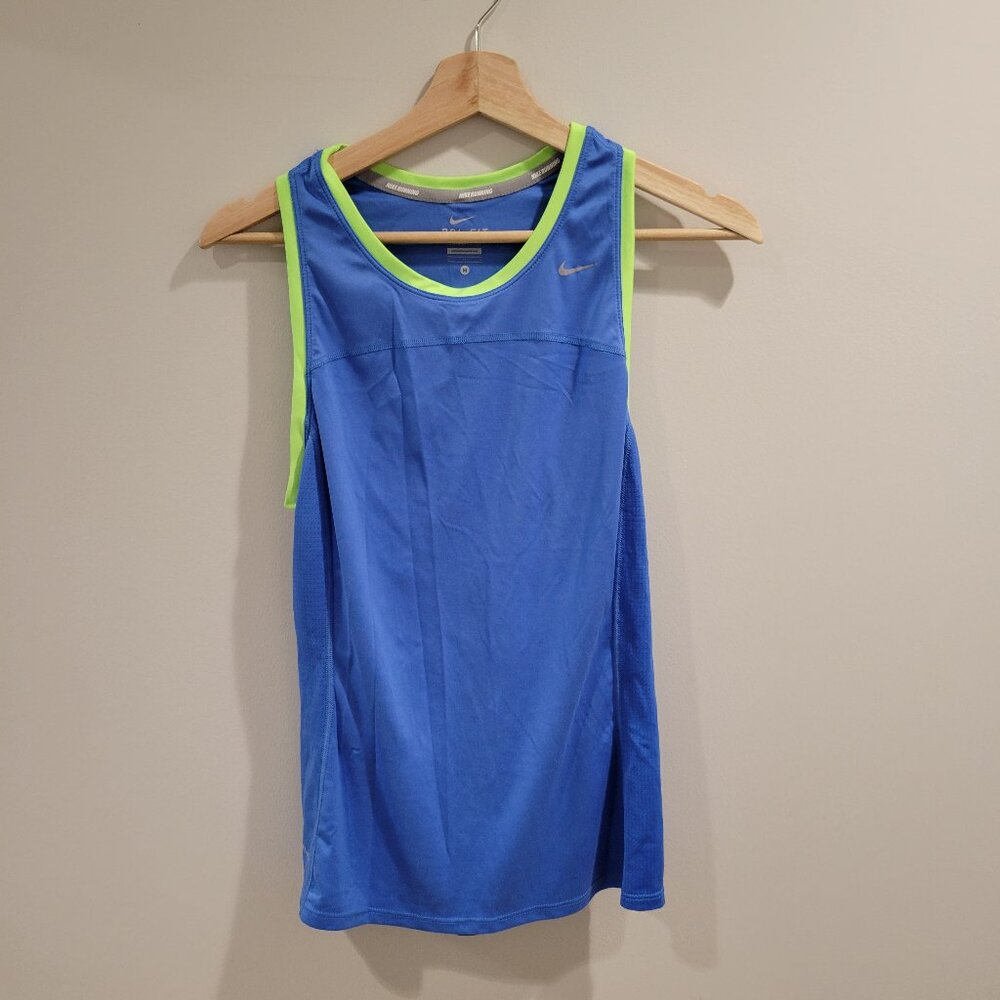 Nike Running Tank Top - Blue/ green